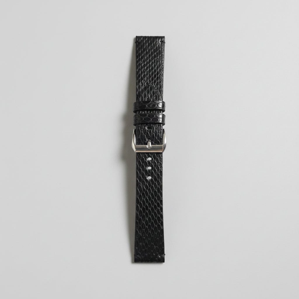 Indianleathercraft Watch Accessories Black / 18mm Handmade premium leather strap