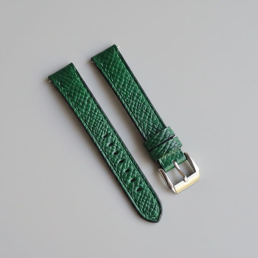 Indianleathercraft Watch Accessories Green / Large - 17. 5mm lugs Handmade Cartier Santos-Dumont Strap