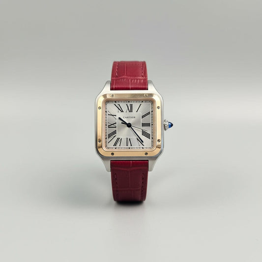 Indianleathercraft Watch Accessories Handmade Cartier Santos-Dumont Strap