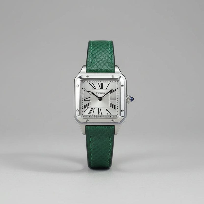 Indianleathercraft Watch Accessories Handmade Cartier Santos-Dumont Strap