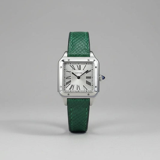 Indianleathercraft Watch Accessories Handmade Cartier Santos-Dumont Strap