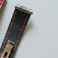 Indianleathercraft Watch Accessories Leather strap for santos de Cartier medium/large