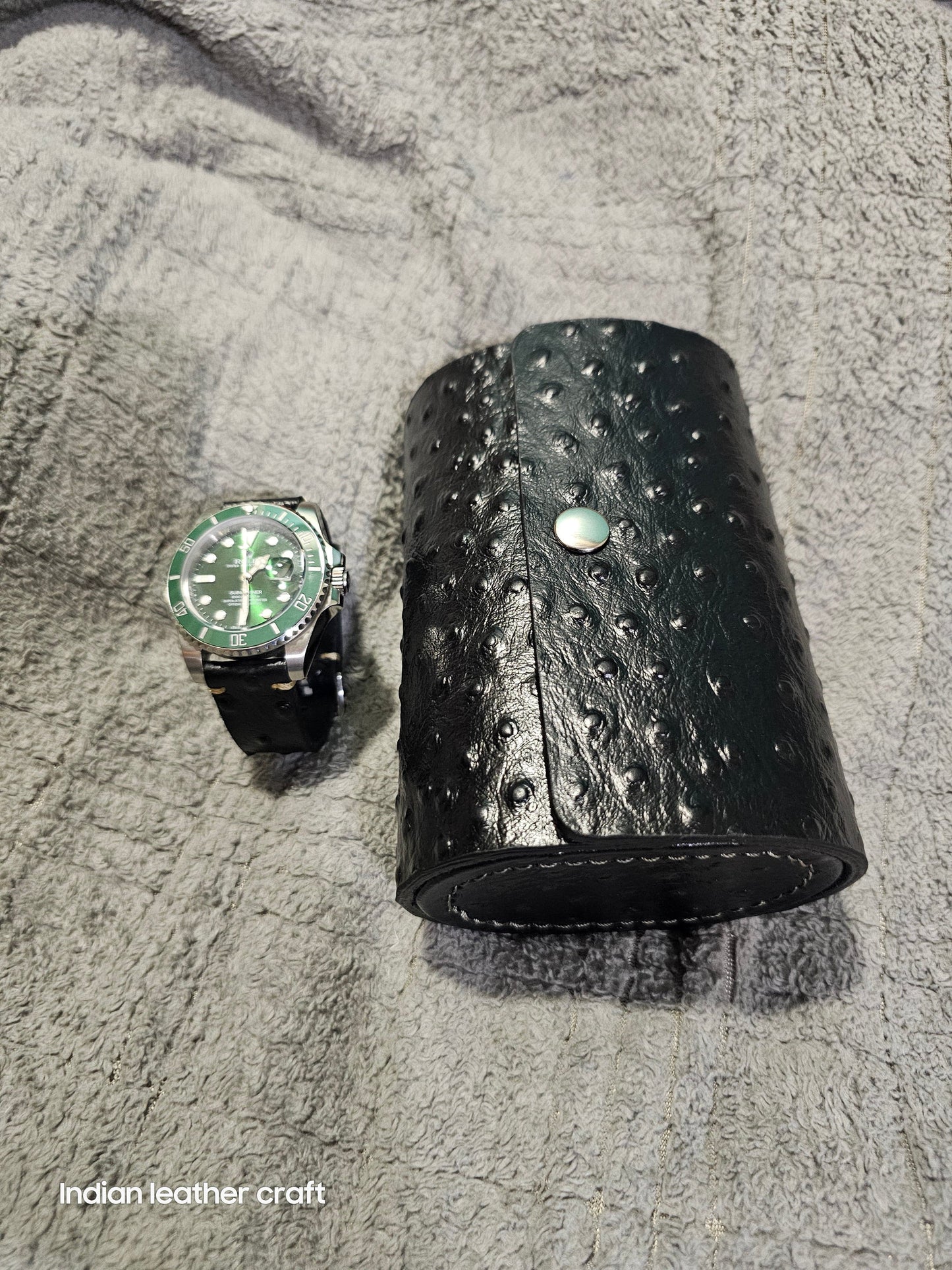 Indianleathercraft Watch Accessories Leather watch case