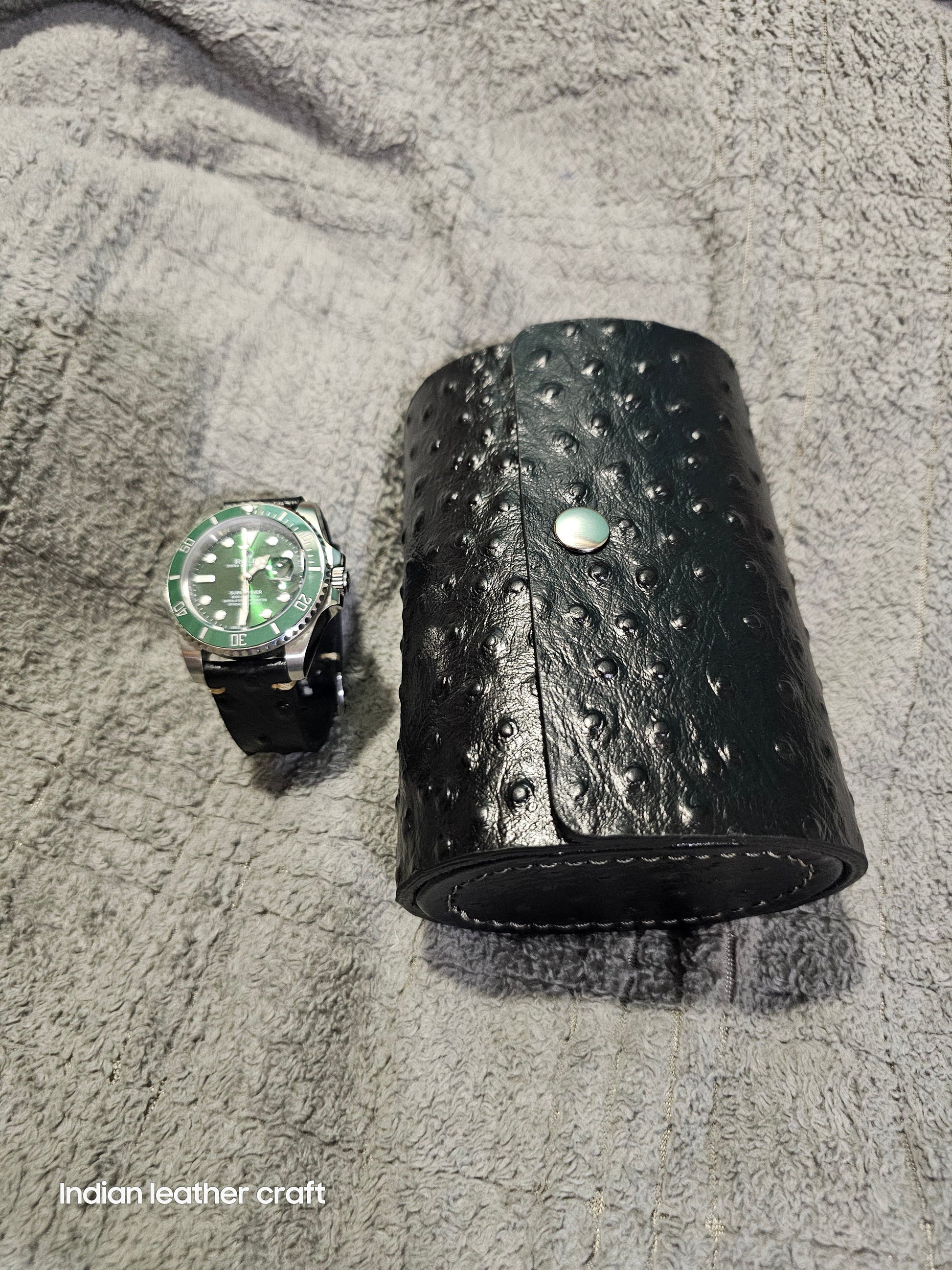 Indianleathercraft Watch Accessories Leather watch case