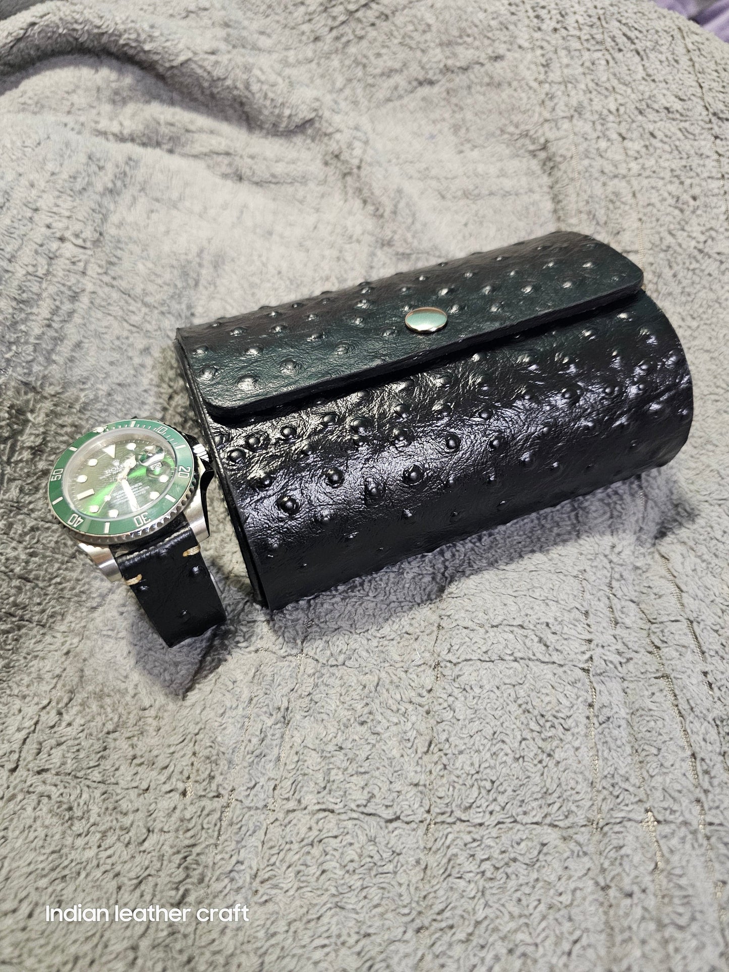 Indianleathercraft Watch Accessories Leather watch case
