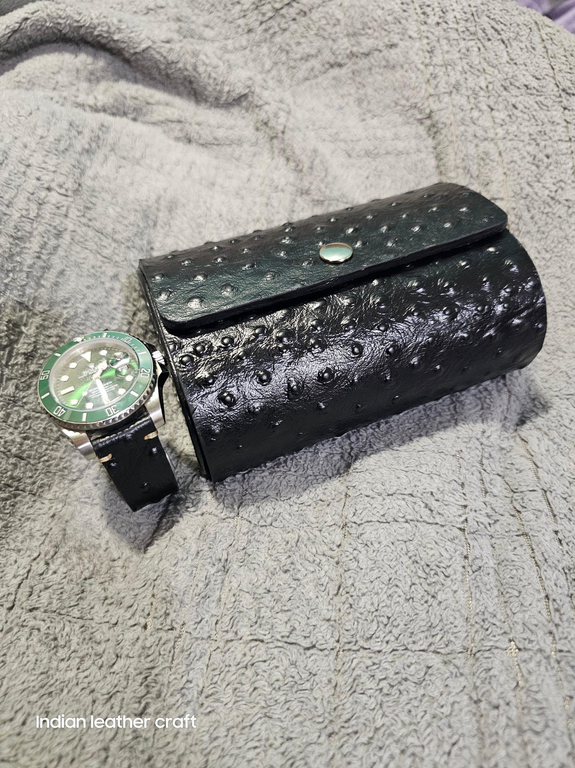 Indianleathercraft Watch Accessories Leather watch case