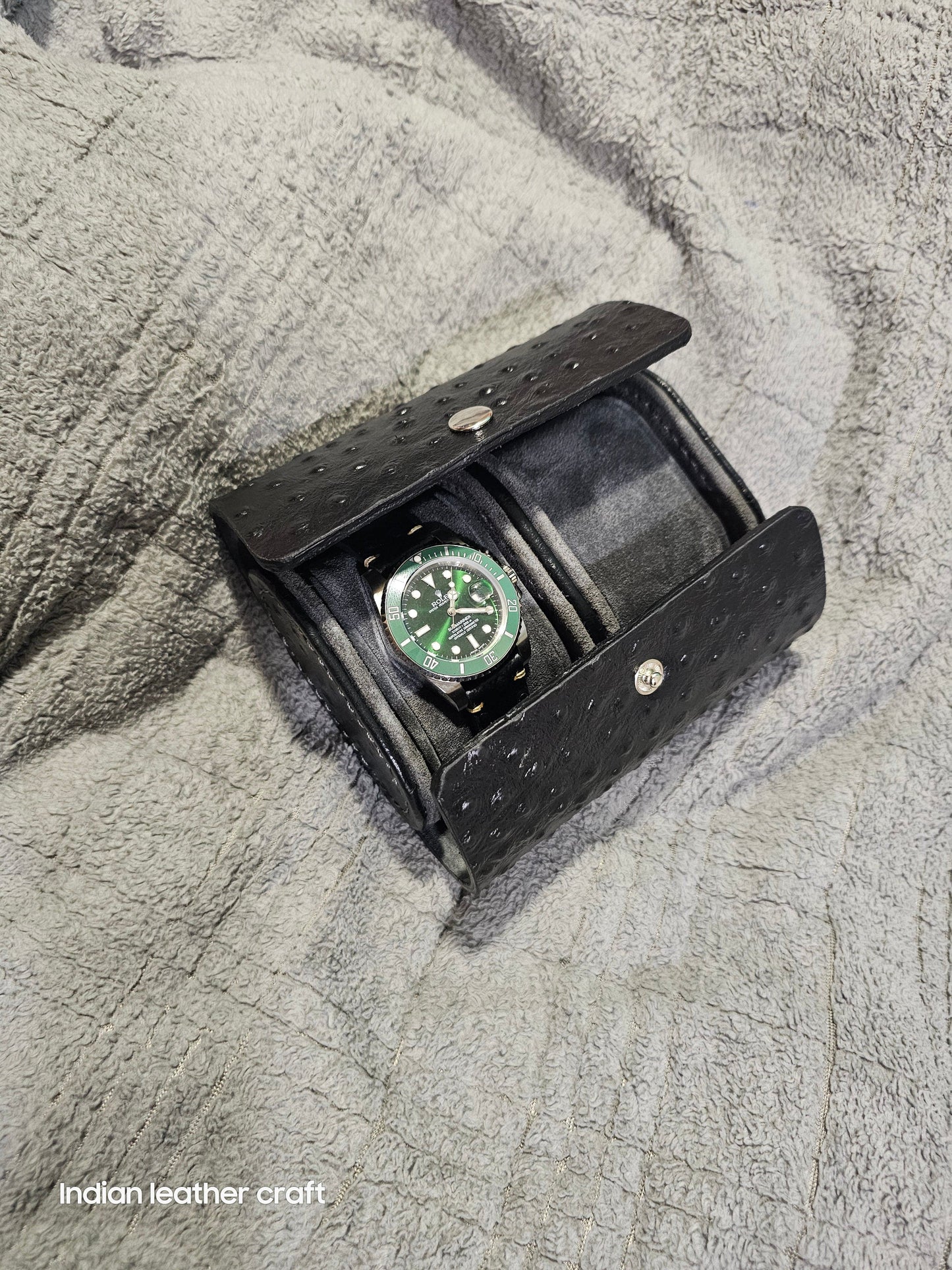 Indianleathercraft Watch Accessories Leather watch case