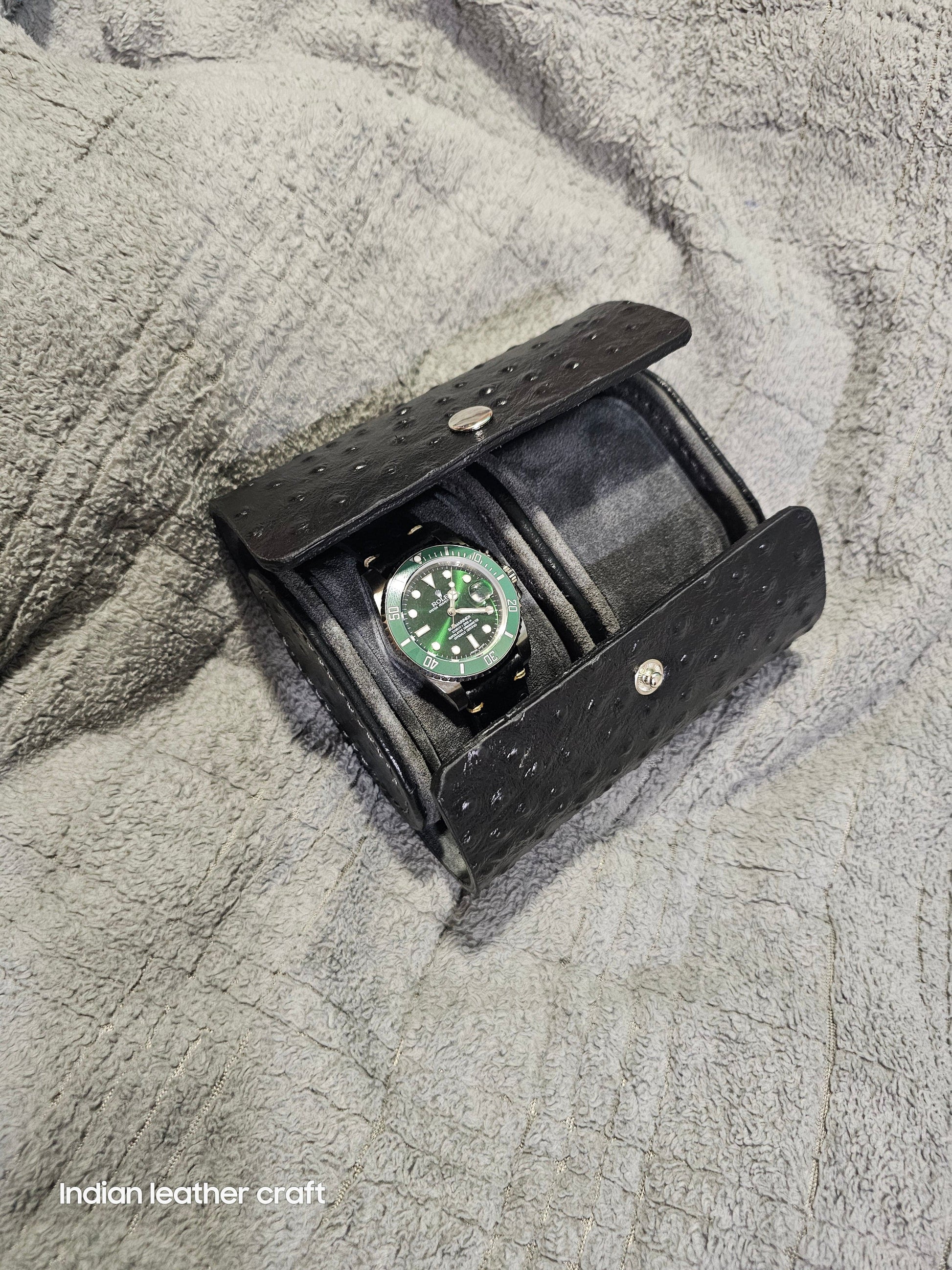 Indianleathercraft Watch Accessories Leather watch case