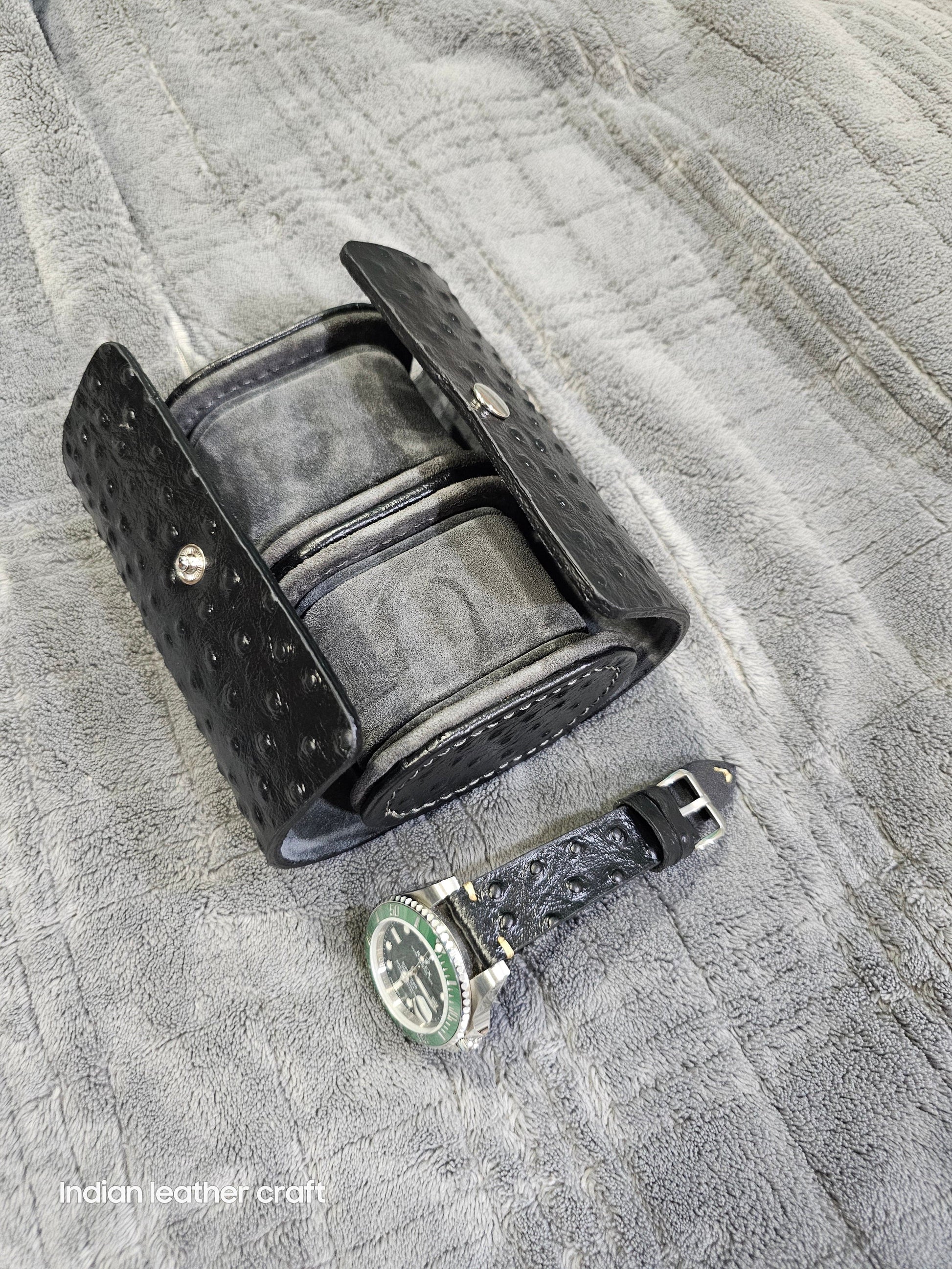 Indianleathercraft Watch Accessories Leather watch case