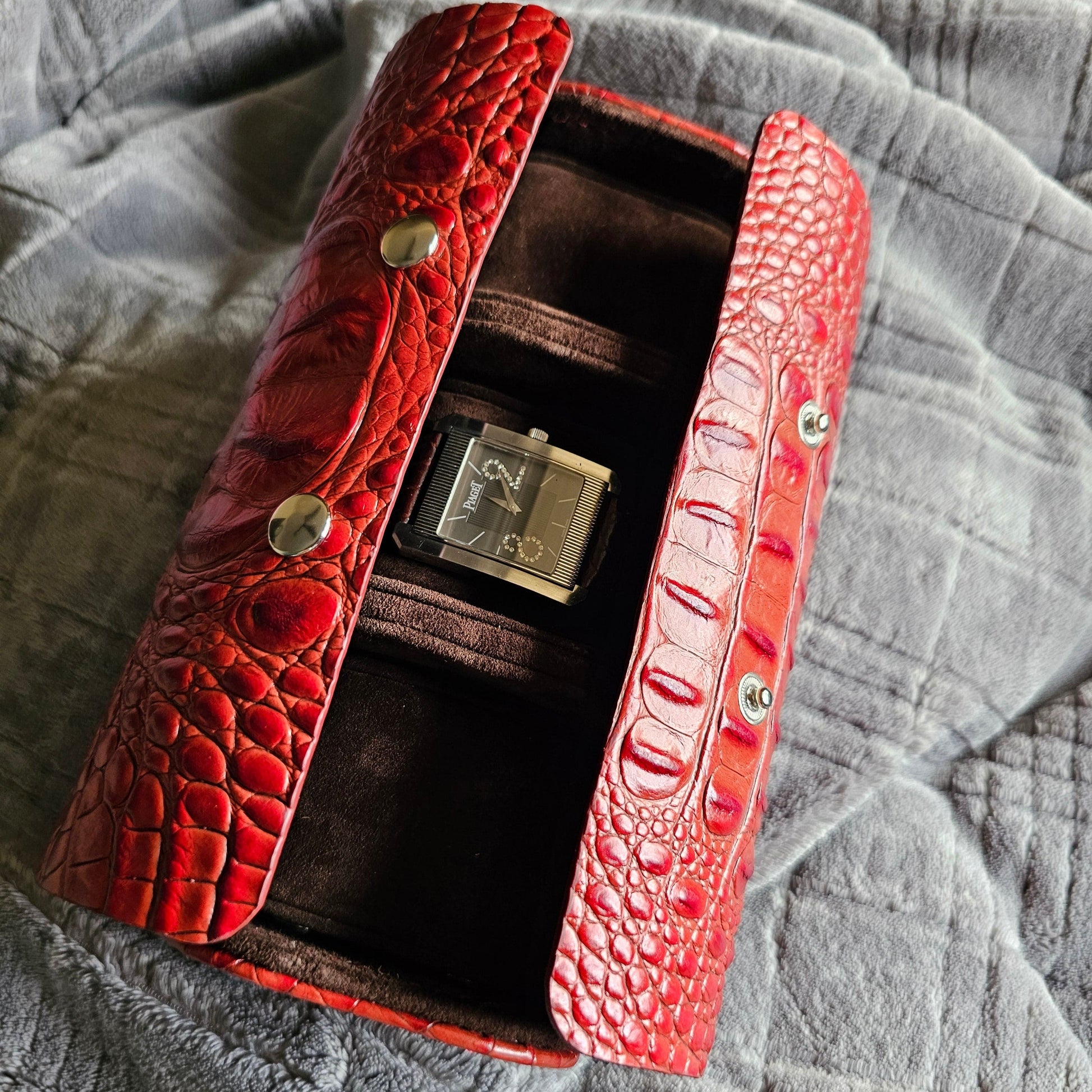 Indianleathercraft Watch Accessories Travel watch case