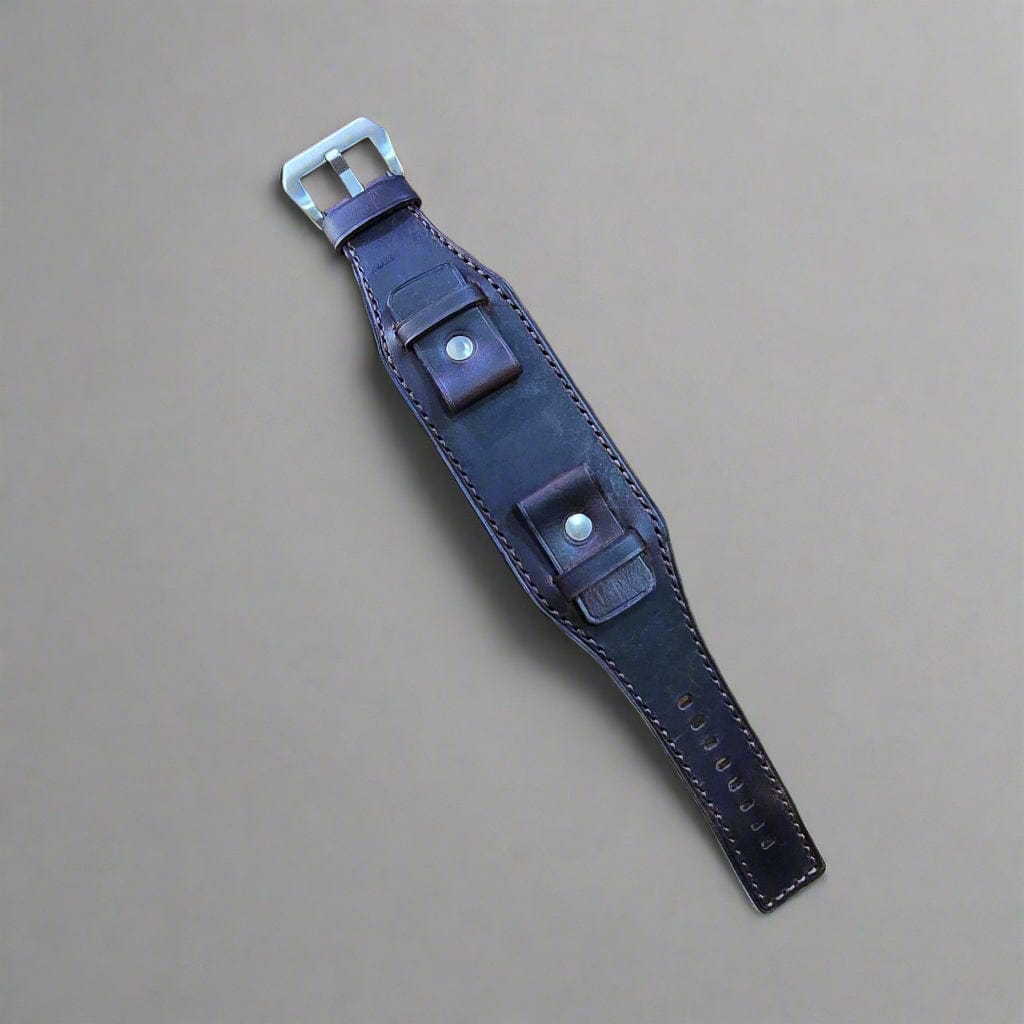 Indianleathercraft Watch Bands Brown / 18mm Bund leather strap