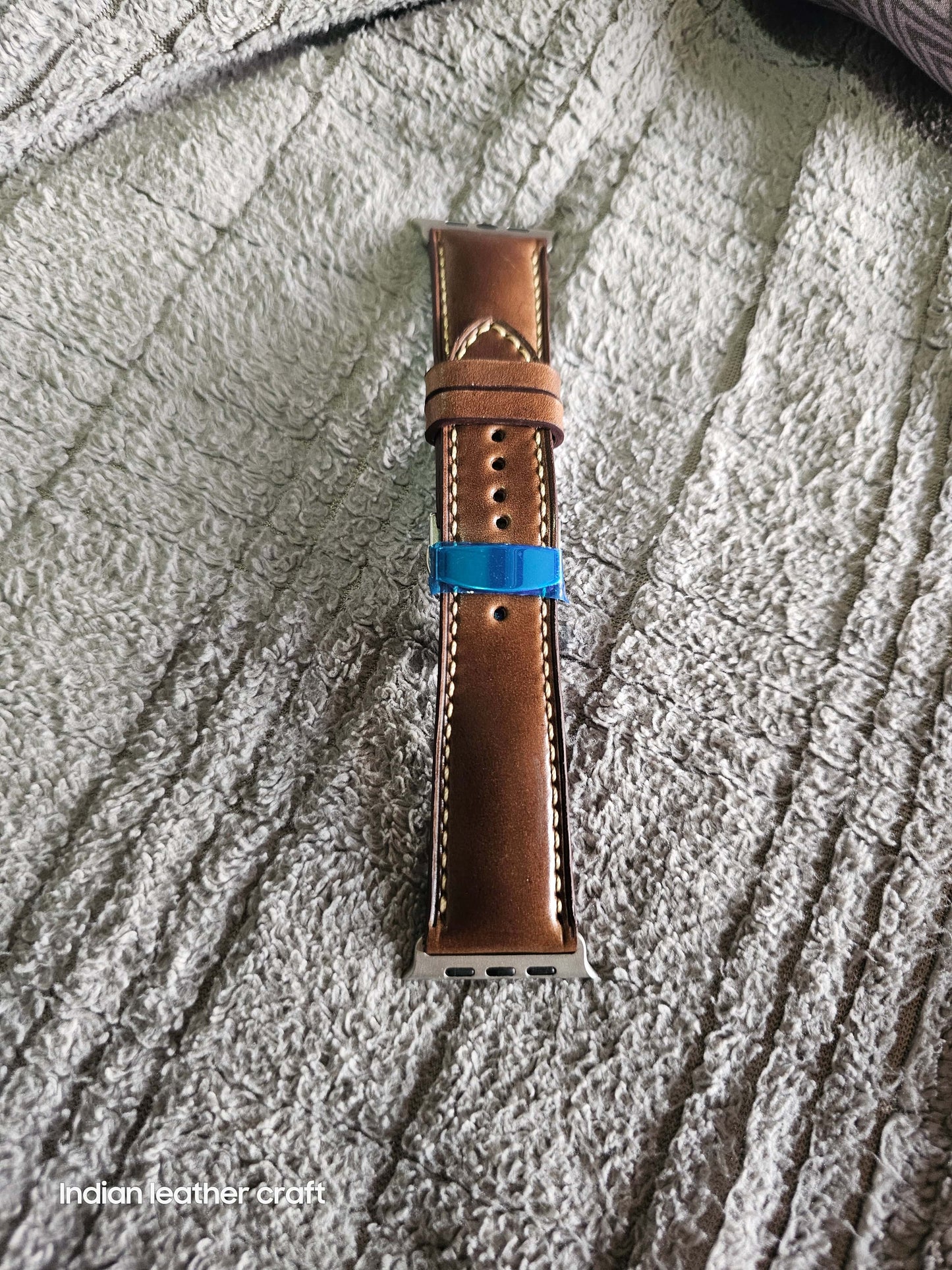 Indianleathercraft Watch Bands Brown / Series 10 Shell cordovan leather strap