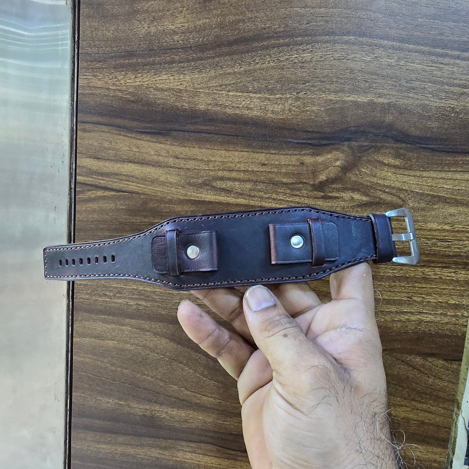 Indianleathercraft Watch Bands Bund leather strap