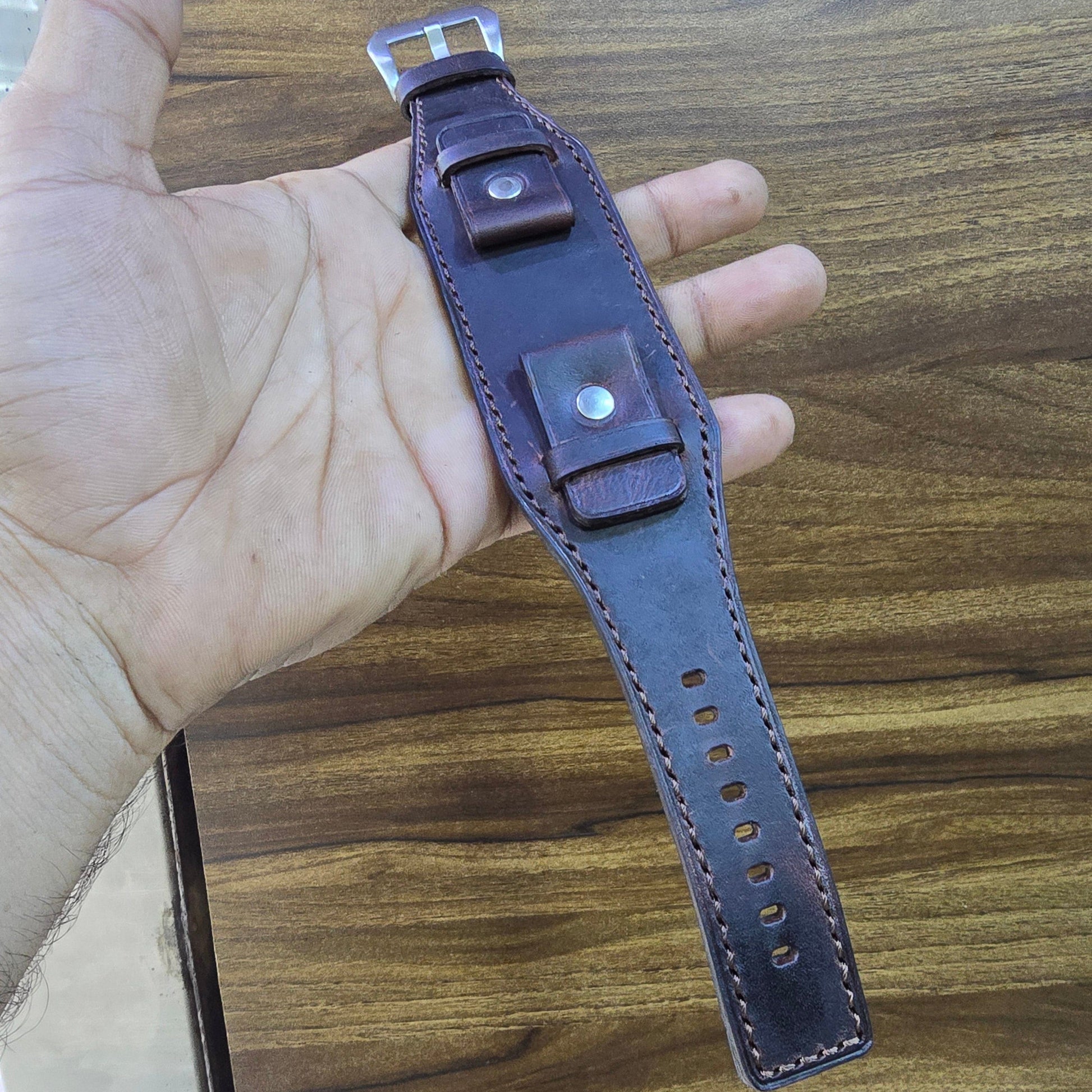 Indianleathercraft Watch Bands Bund leather strap
