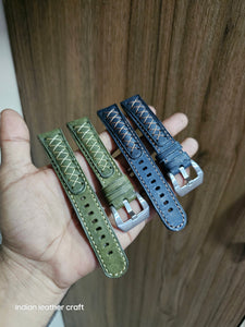 Indianleathercraft Watch Bands Fullgrain leather watch straps