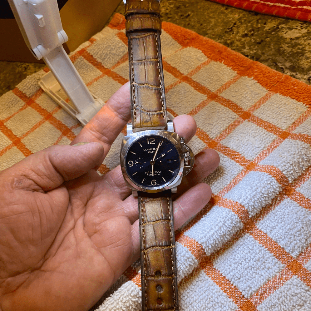 Indianleathercraft Watch Bands Handmade antique brown leather strap