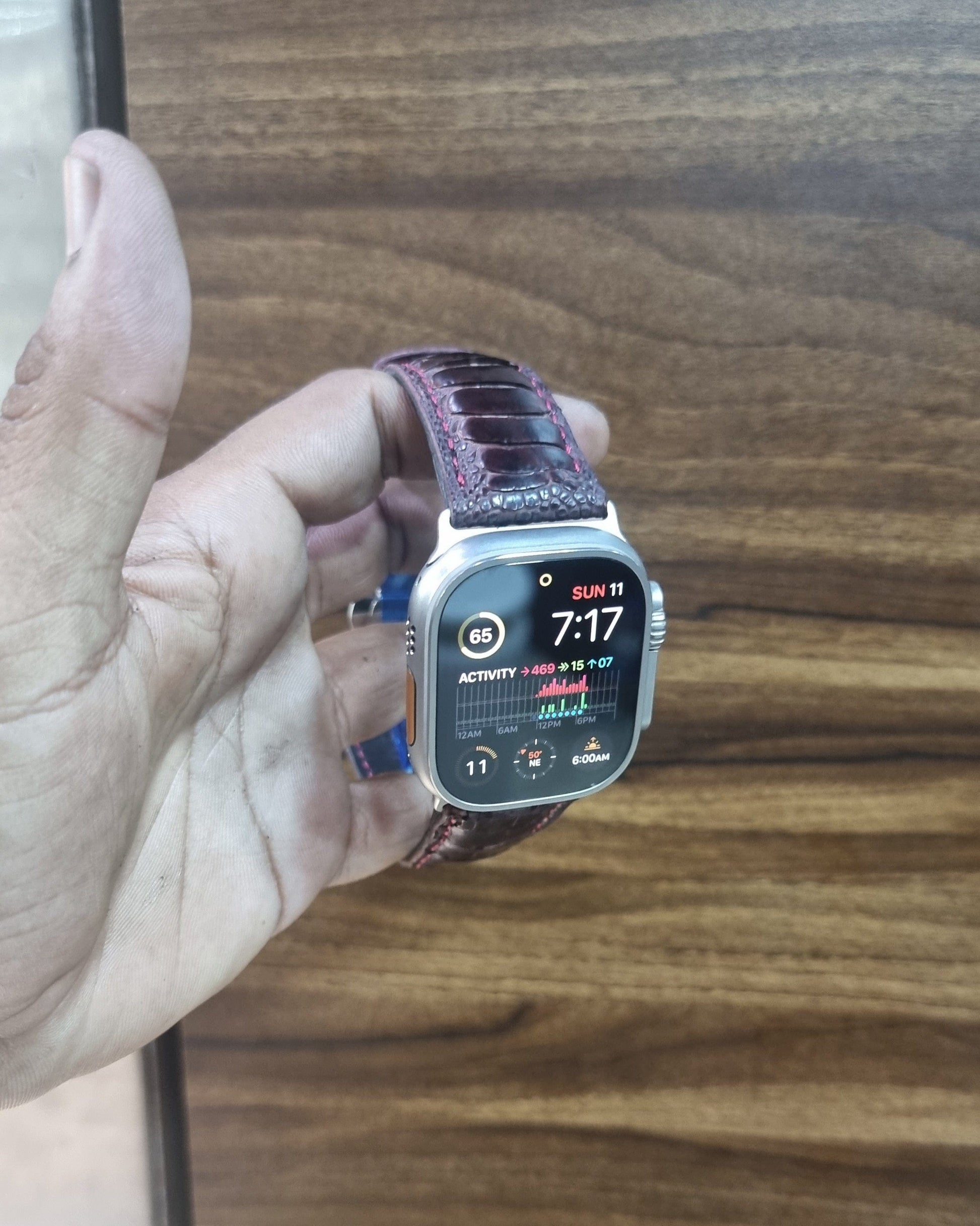 Indianleathercraft Watch Bands Handmade apple watch strap