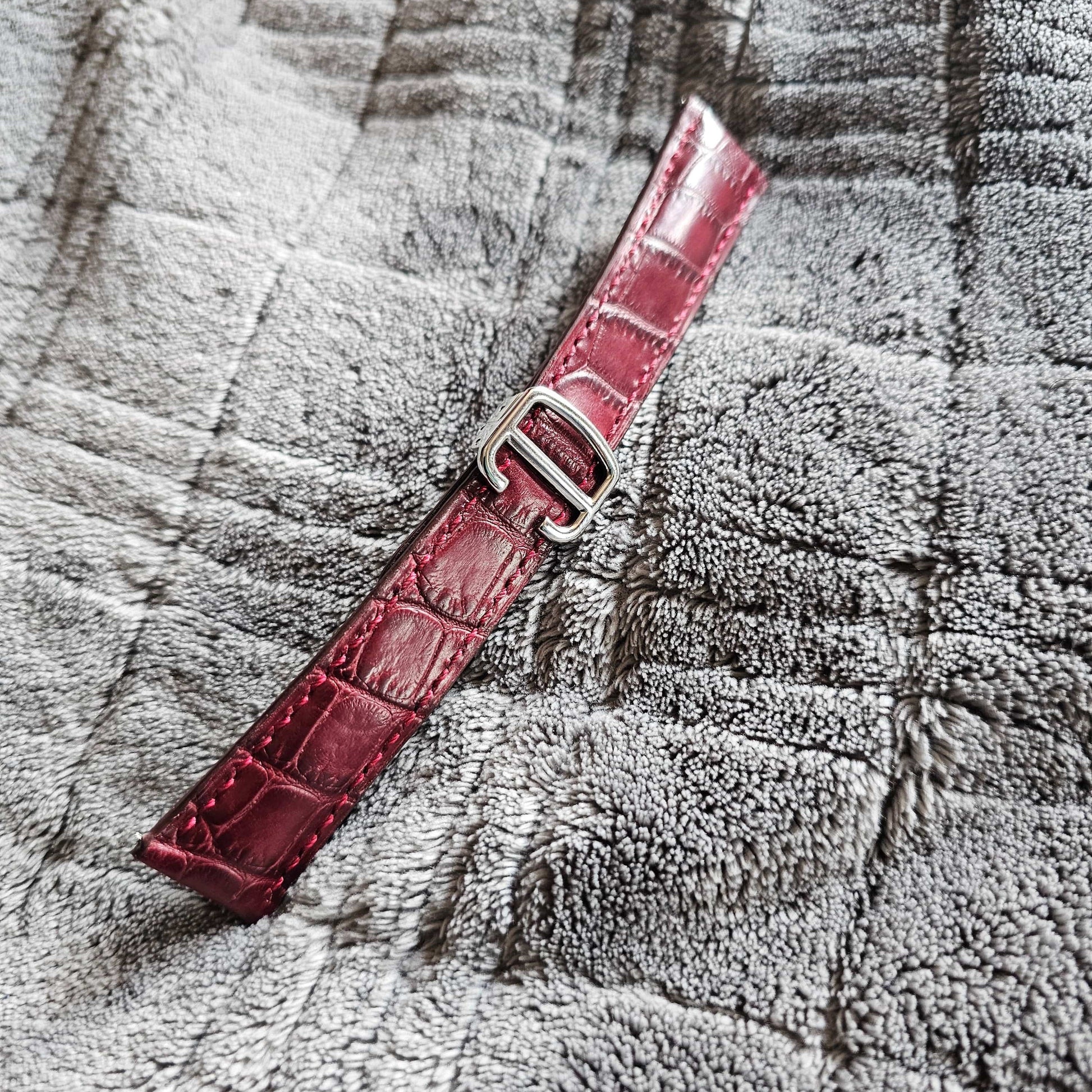 Indianleathercraft Watch Bands Handmade leather strap for cartier
