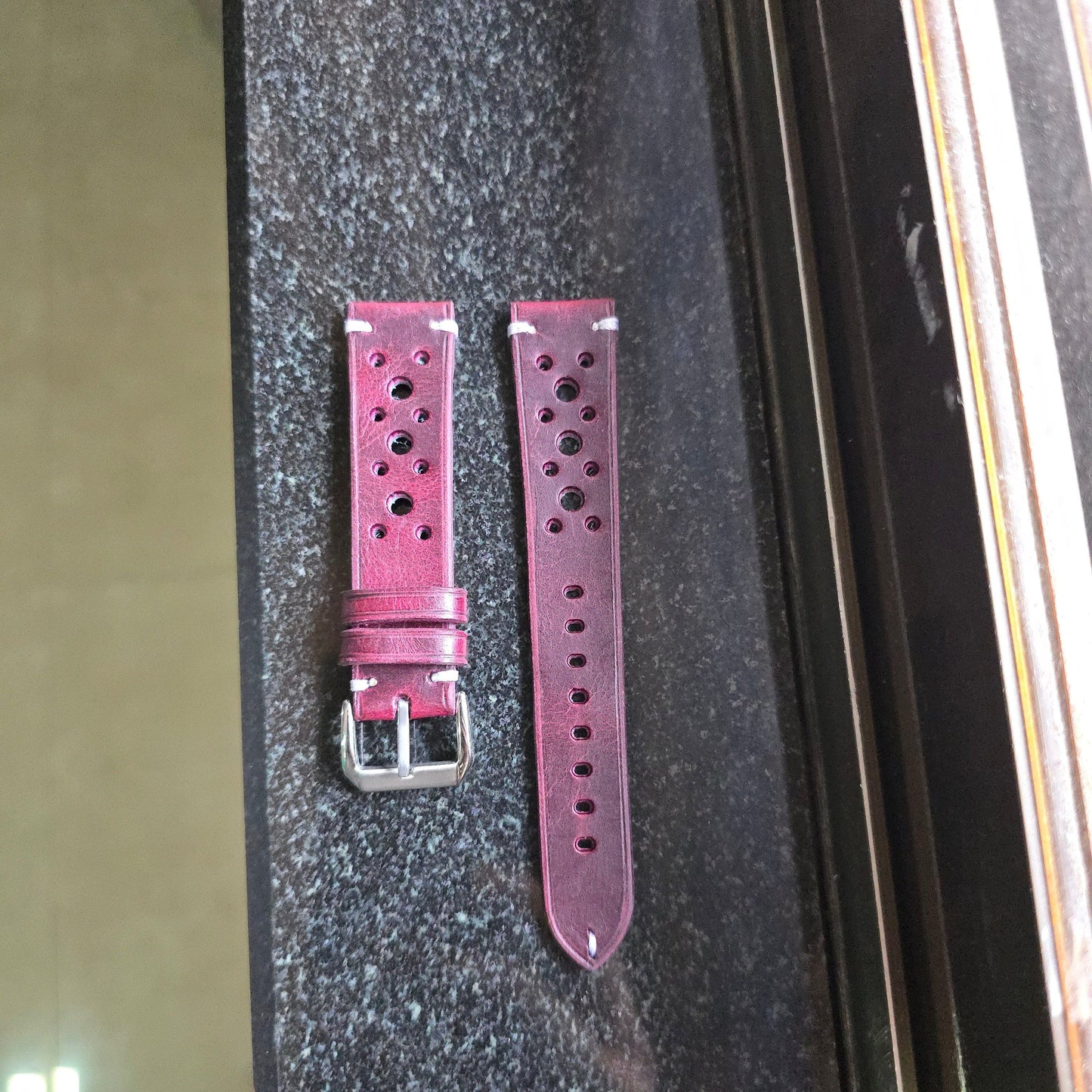 Indianleathercraft Watch Bands Handmade vintage racing strap