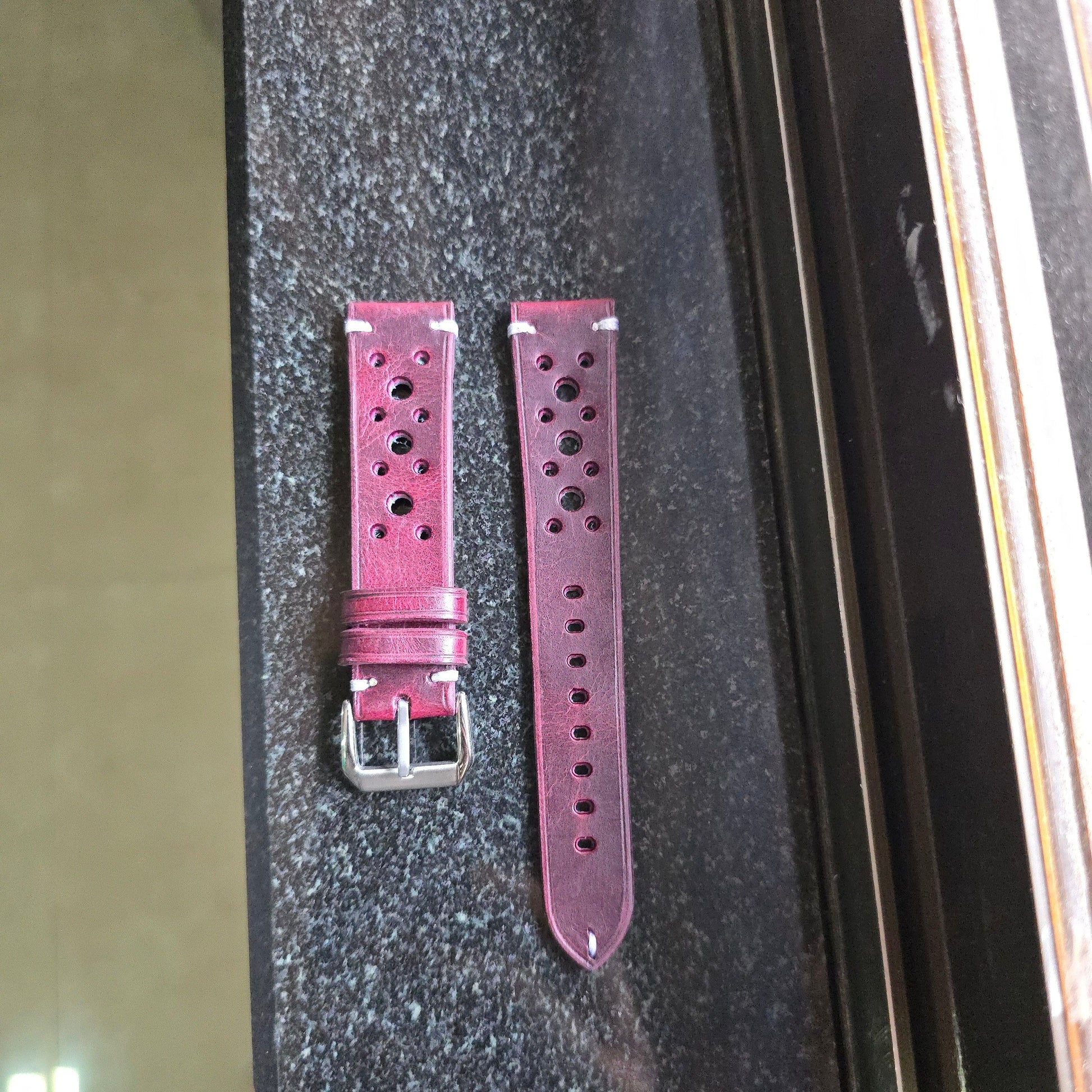 Indianleathercraft Watch Bands Handmade vintage racing strap