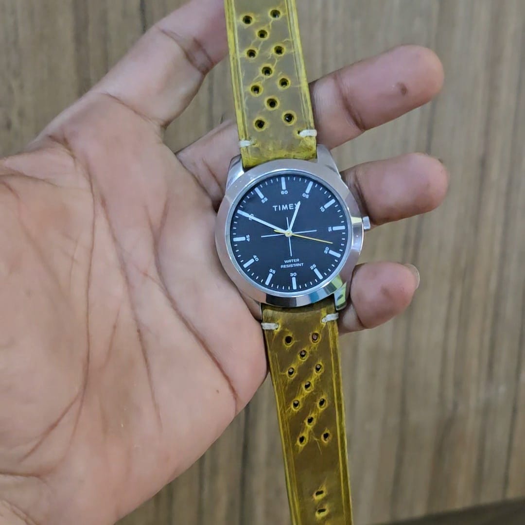 Indianleathercraft Watch Bands Handmade vintage racing strap