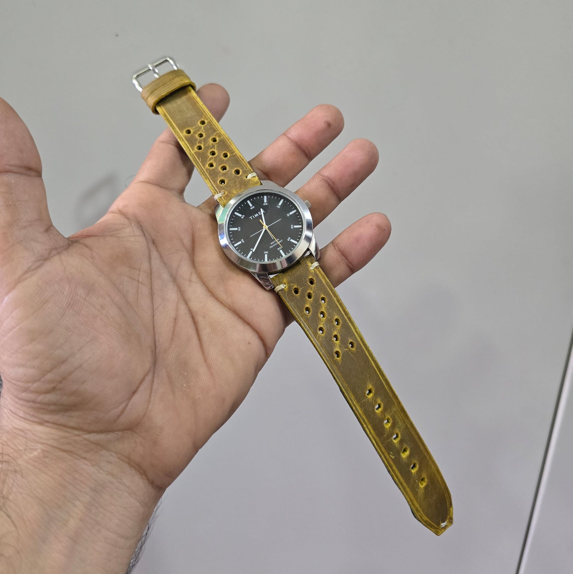 Indianleathercraft Watch Bands Handmade vintage racing strap