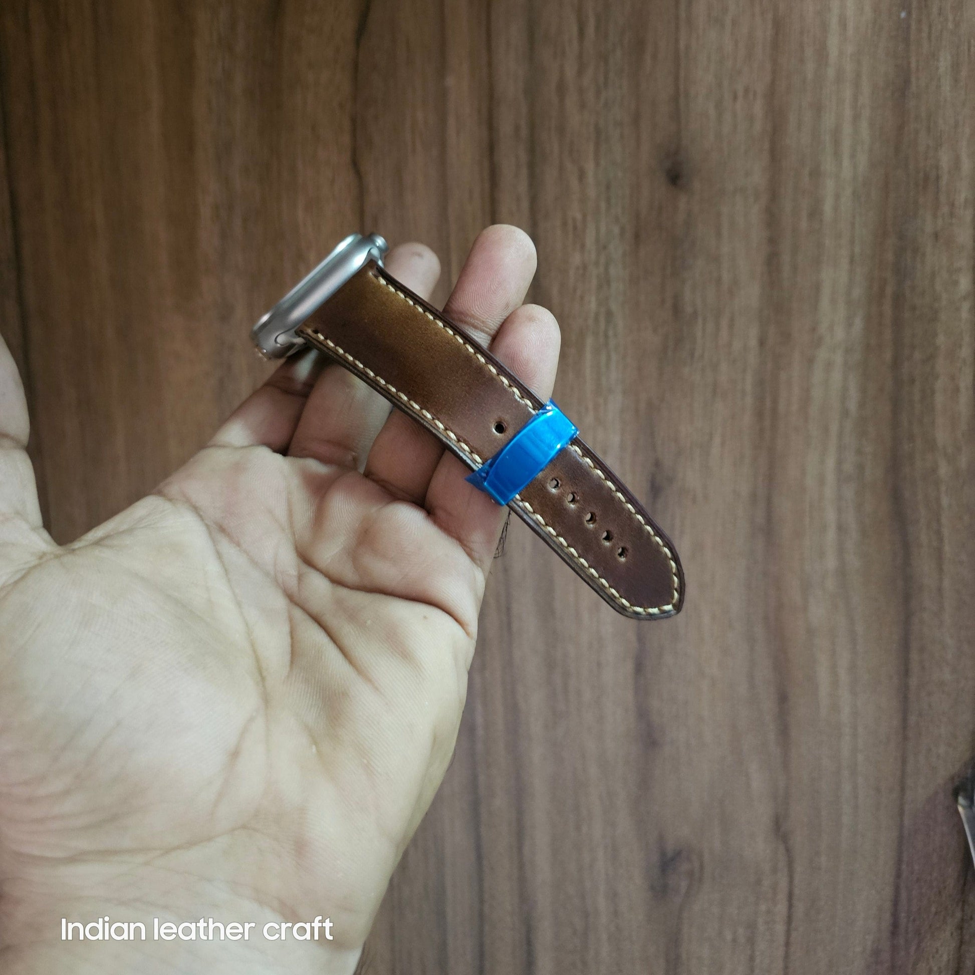 Indianleathercraft Watch Bands Shell cordovan leather strap