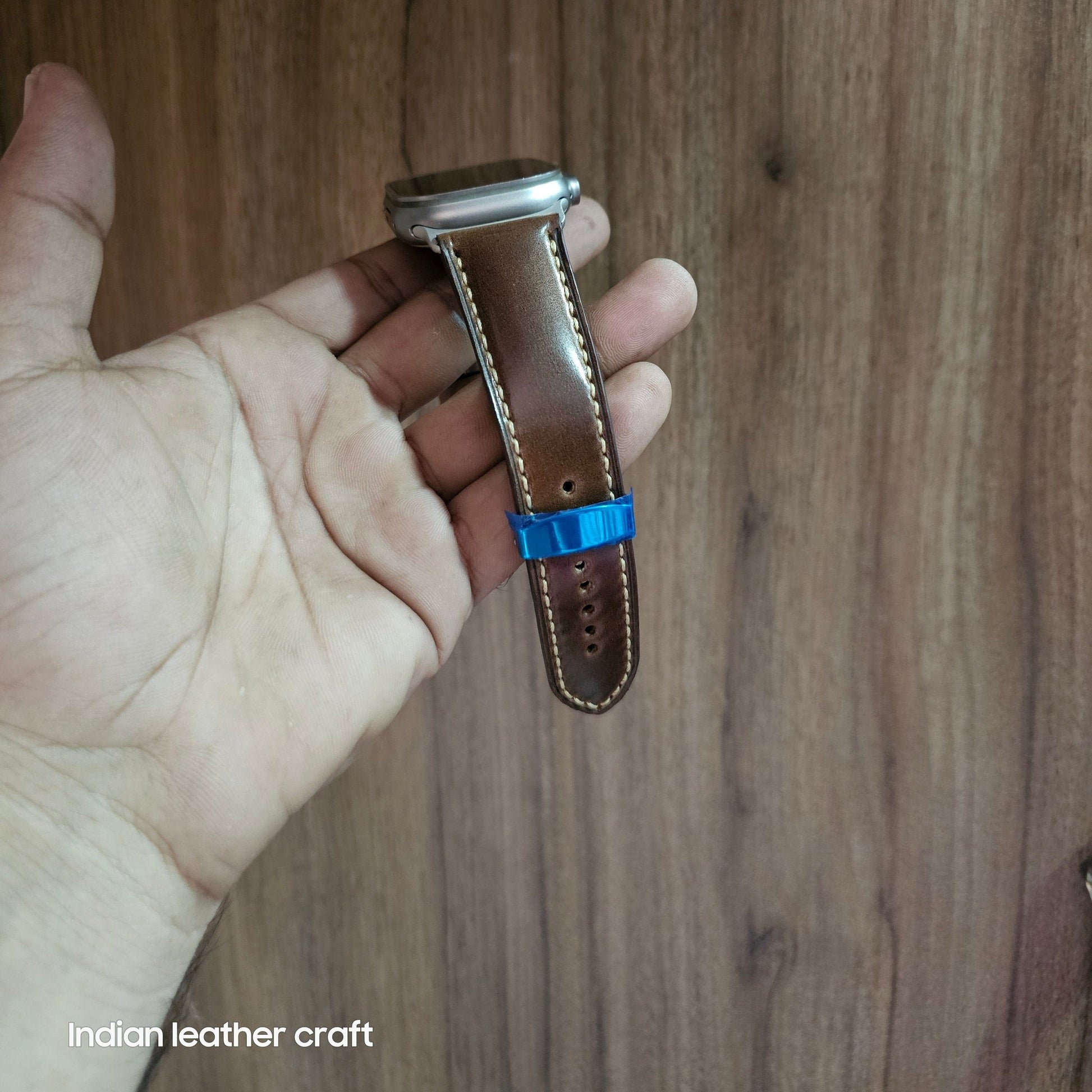 Indianleathercraft Watch Bands Shell cordovan leather strap
