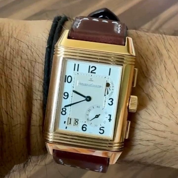 Indianleathercraft Watch Bands Shell cordovan strap for Jaeger-LeCoultre