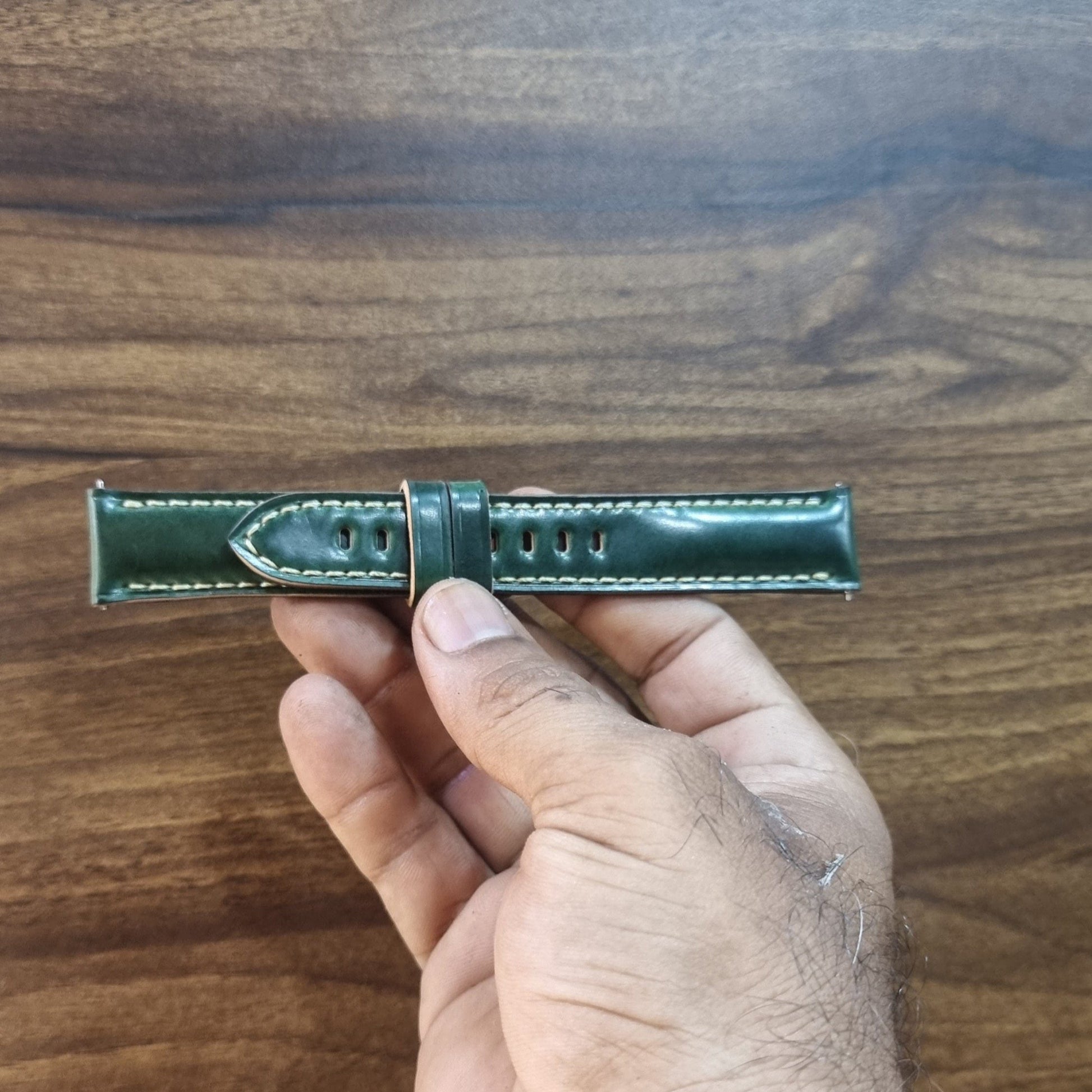 Indianleathercraft Watch Bands Shell Cordovan watch strap
