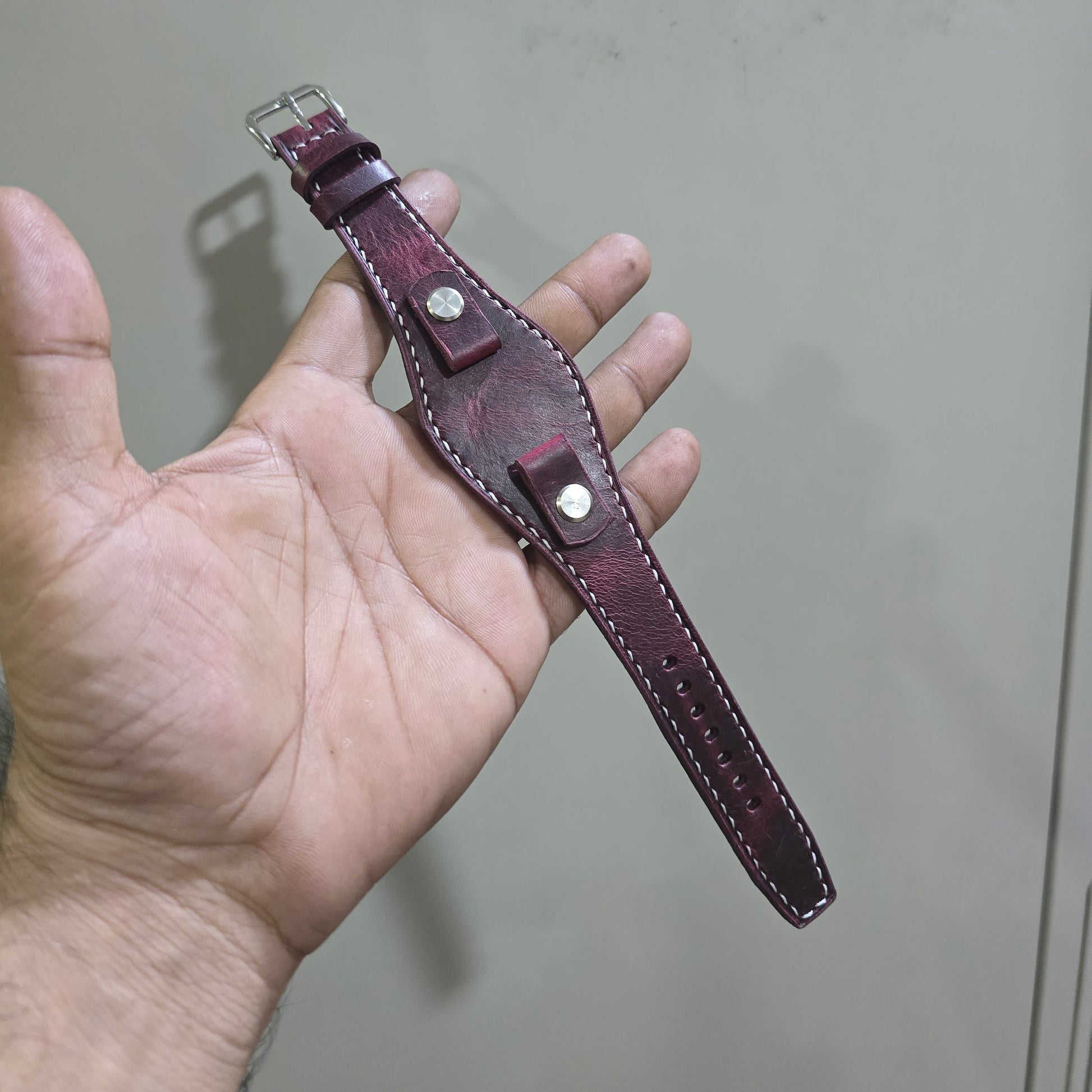 Indianleathercraft Watch Bands Trench watch leather strap