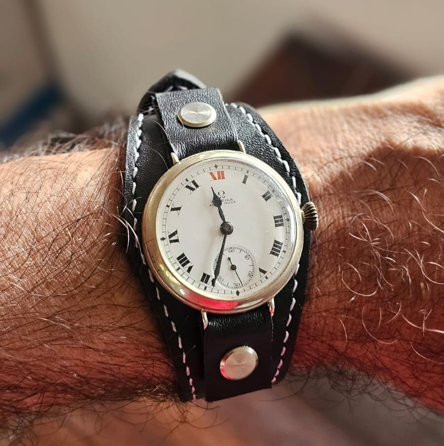 Indianleathercraft Watch Bands Trench watch leather strap