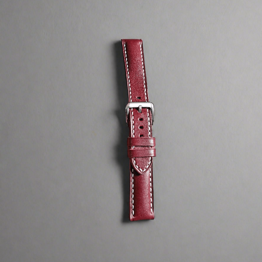 Indianleathercraft watch strap Burgundy / 20mm Samsung watch straps