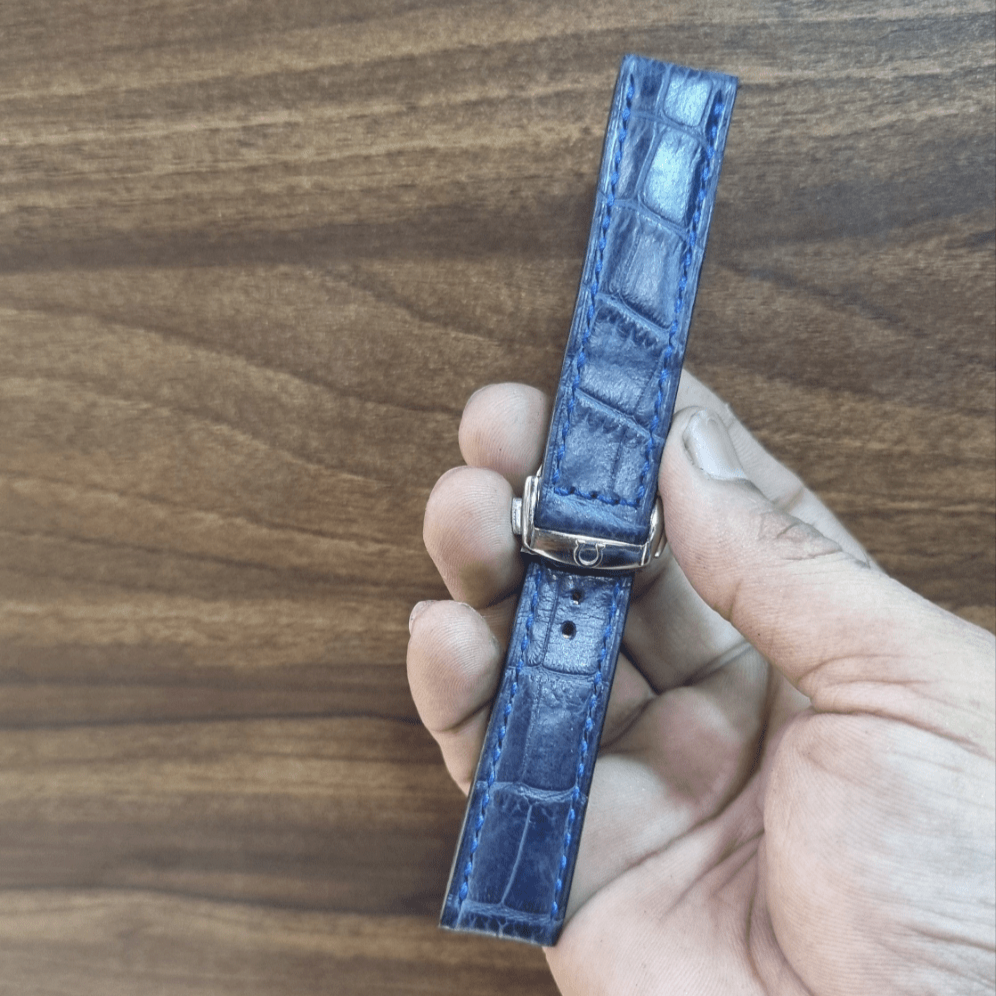 Indianleathercraft watch strap Omega leather watch strap
