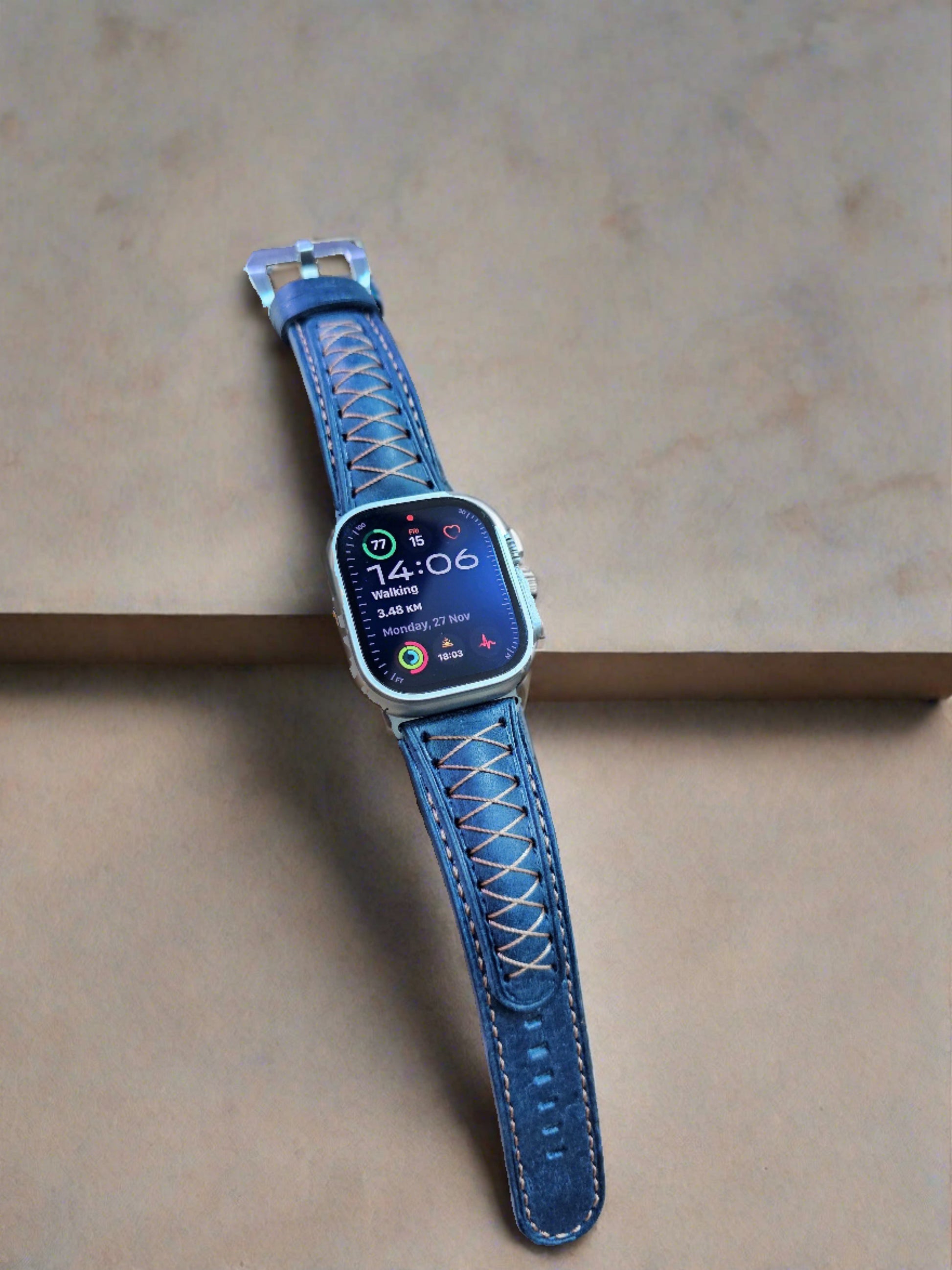 Apple watch ultra2 leather bands