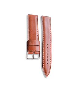 Indianleathercraft 18mm Handmade  brown leather strap