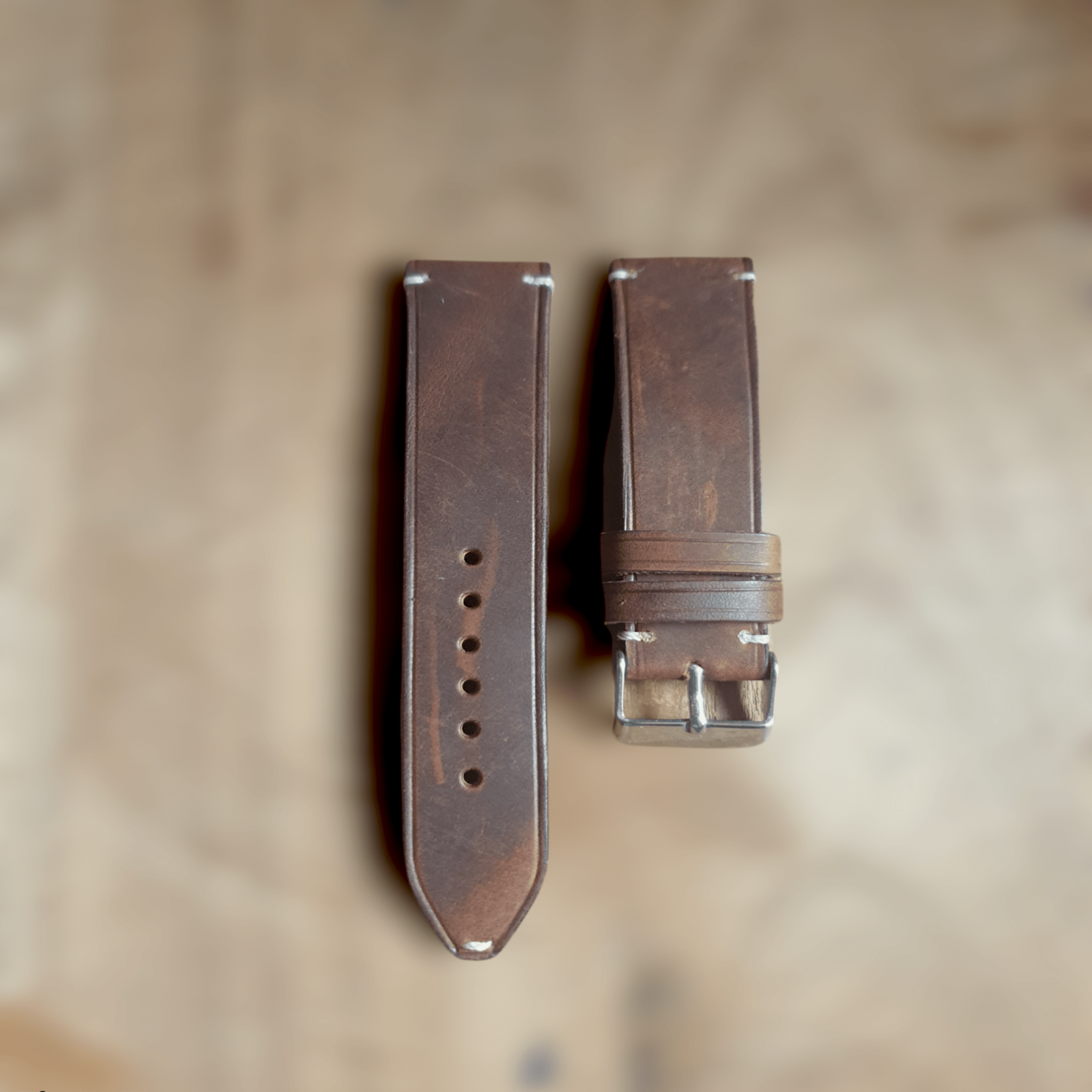 19mm vintage leather watch strap deals