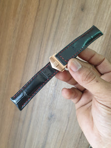 Indianleathercraft 20/18mm Handmade leather strap for tag heuer carrera