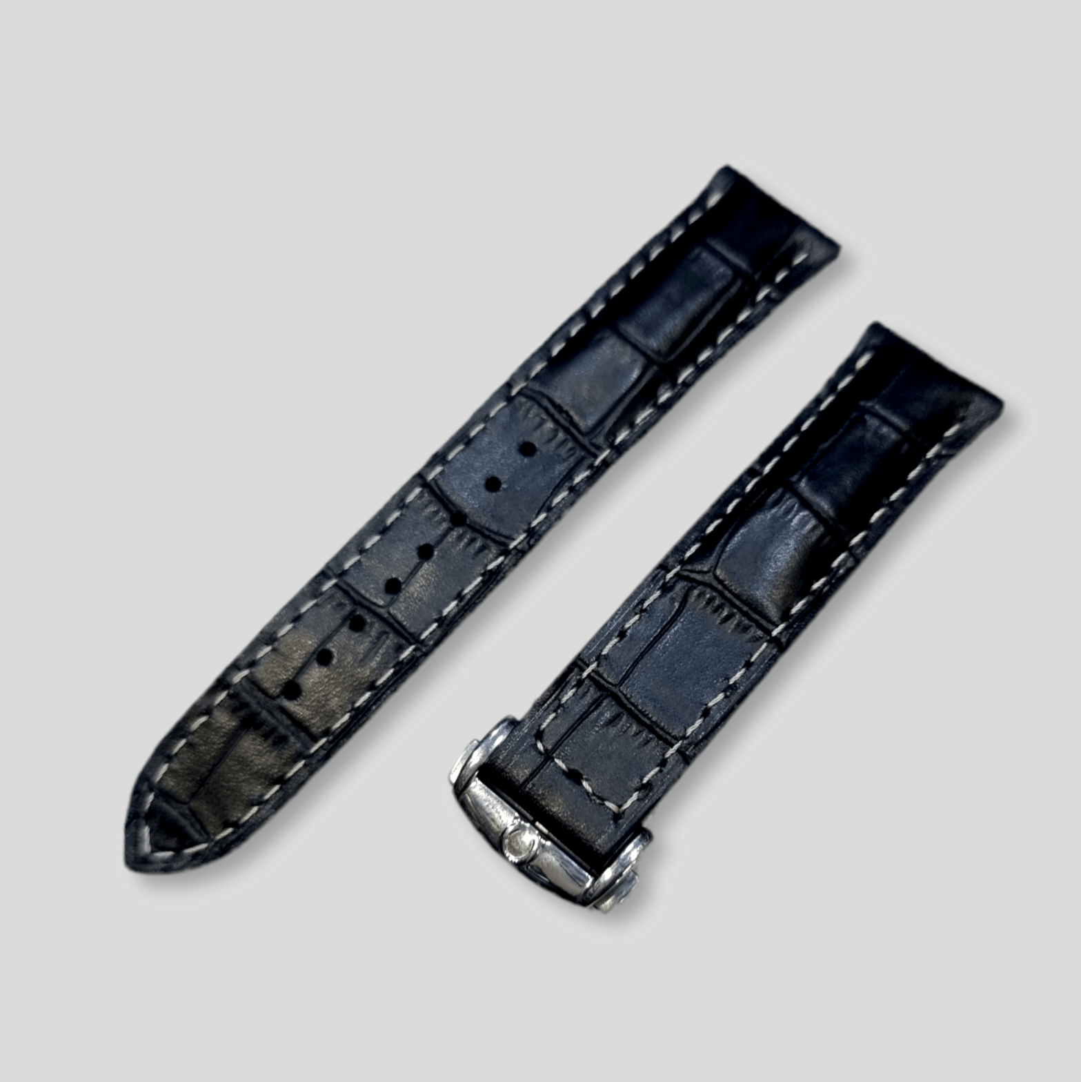 Indianleathercraft 20/18mm Handmade omega leather strap