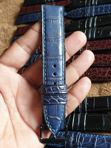 handmade seiko leather strap