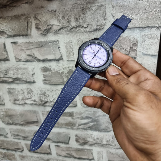 Indianleathercraft 20mm Handmade samsung watch strap