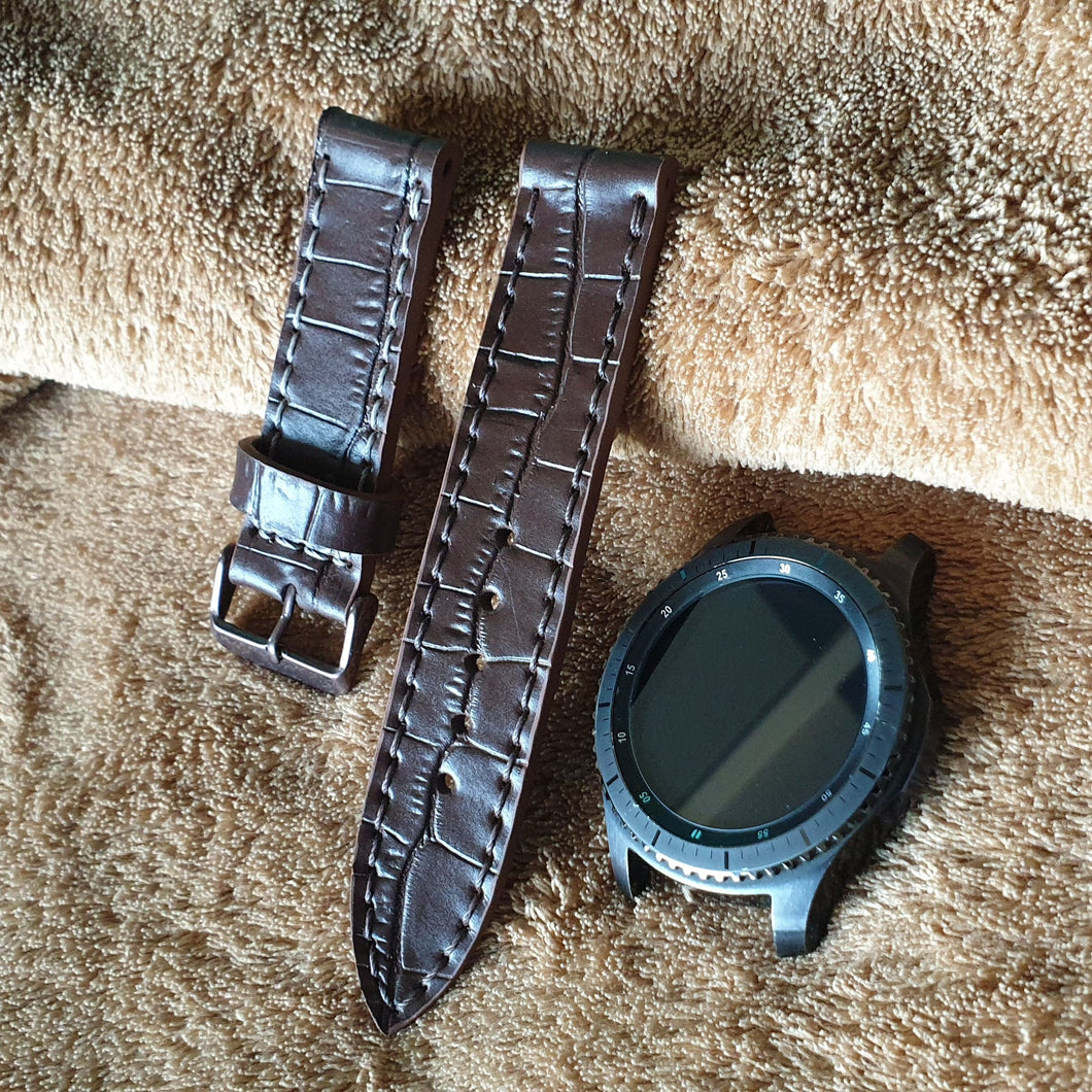 Samsung galaxy watch strap - Indianleathercraft