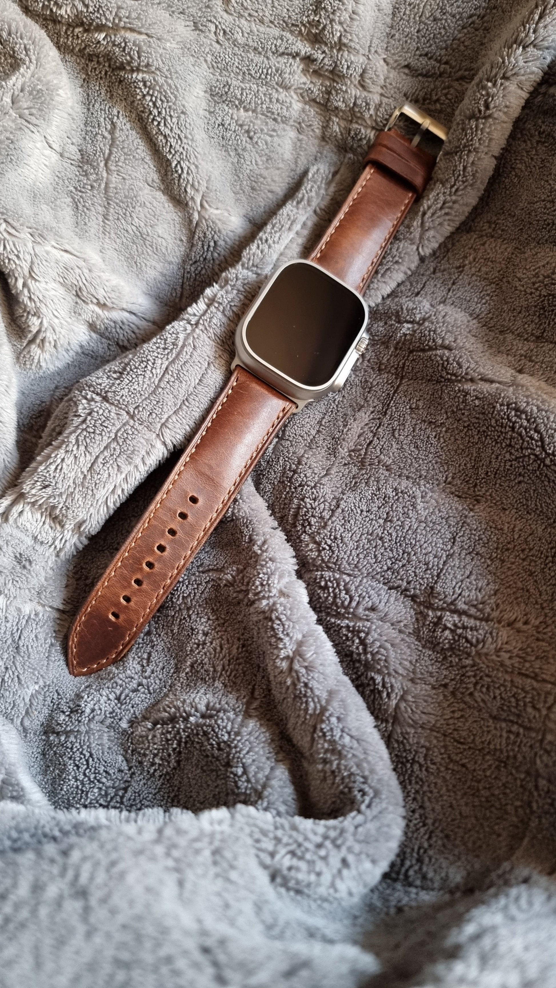 Apple watch ultra strap Glossy burgundy Apple watch ultra