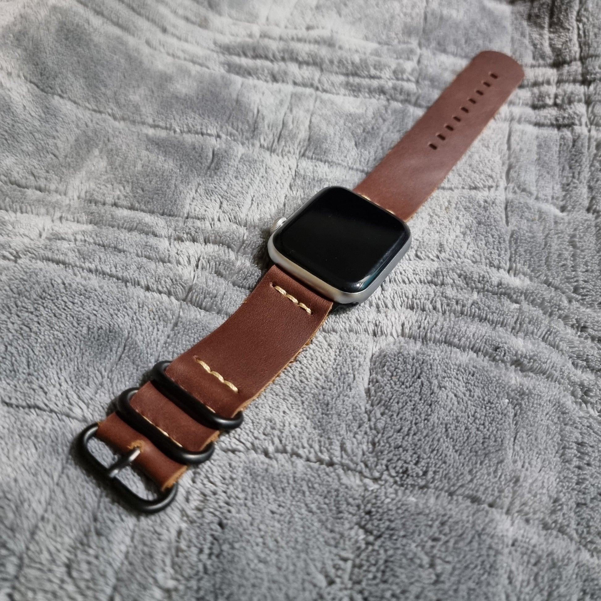Indianleathercraft applestrap Fullgrain leather apple watch bands