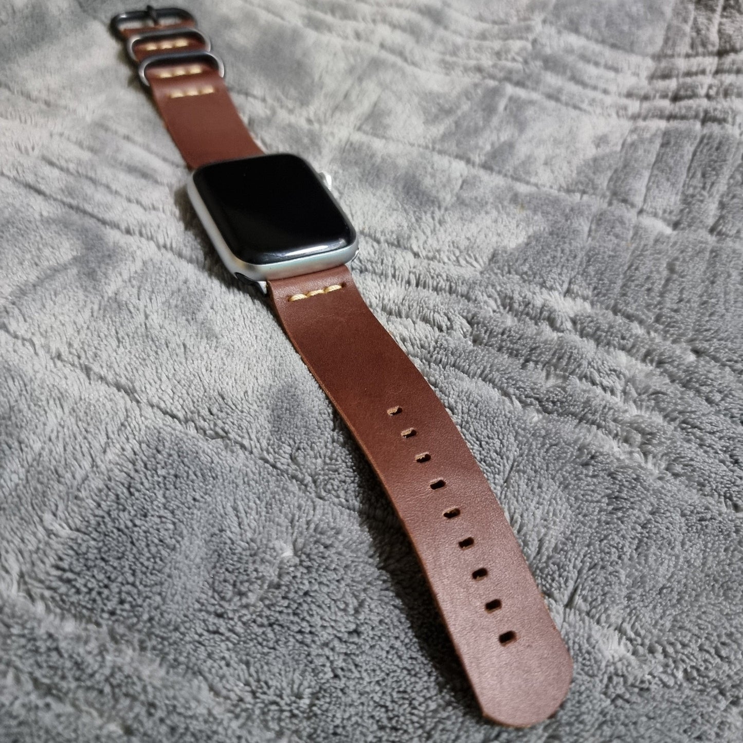 Indianleathercraft applestrap Fullgrain leather apple watch bands