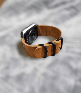 Indianleathercraft applestrap Fullgrain leather apple watch bands