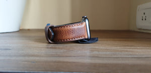 Crazy horse leather Apple watch strap - Indianleathercraft