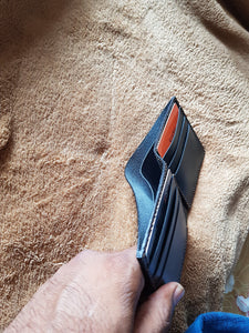 Black leather wallet - Indianleathercraft