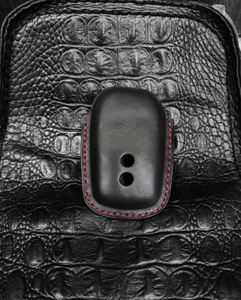 Indianleathercraft Black Toyota innova leather  case