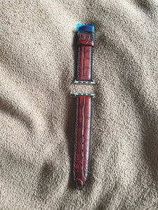 Indianleathercraft Full grain leather apple watch strap